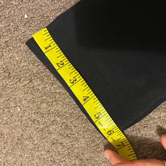 Vintage 90s  Grunge Square Toe stretch fabric/Sock knee-high boots - Picture 15 of 16